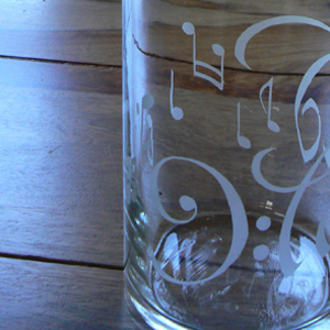 etched